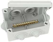 Коробка уравнивания потенциалов DKC Jupiter 10 зажимов 6 вводов 120х80х50мм IP55 серый картинка